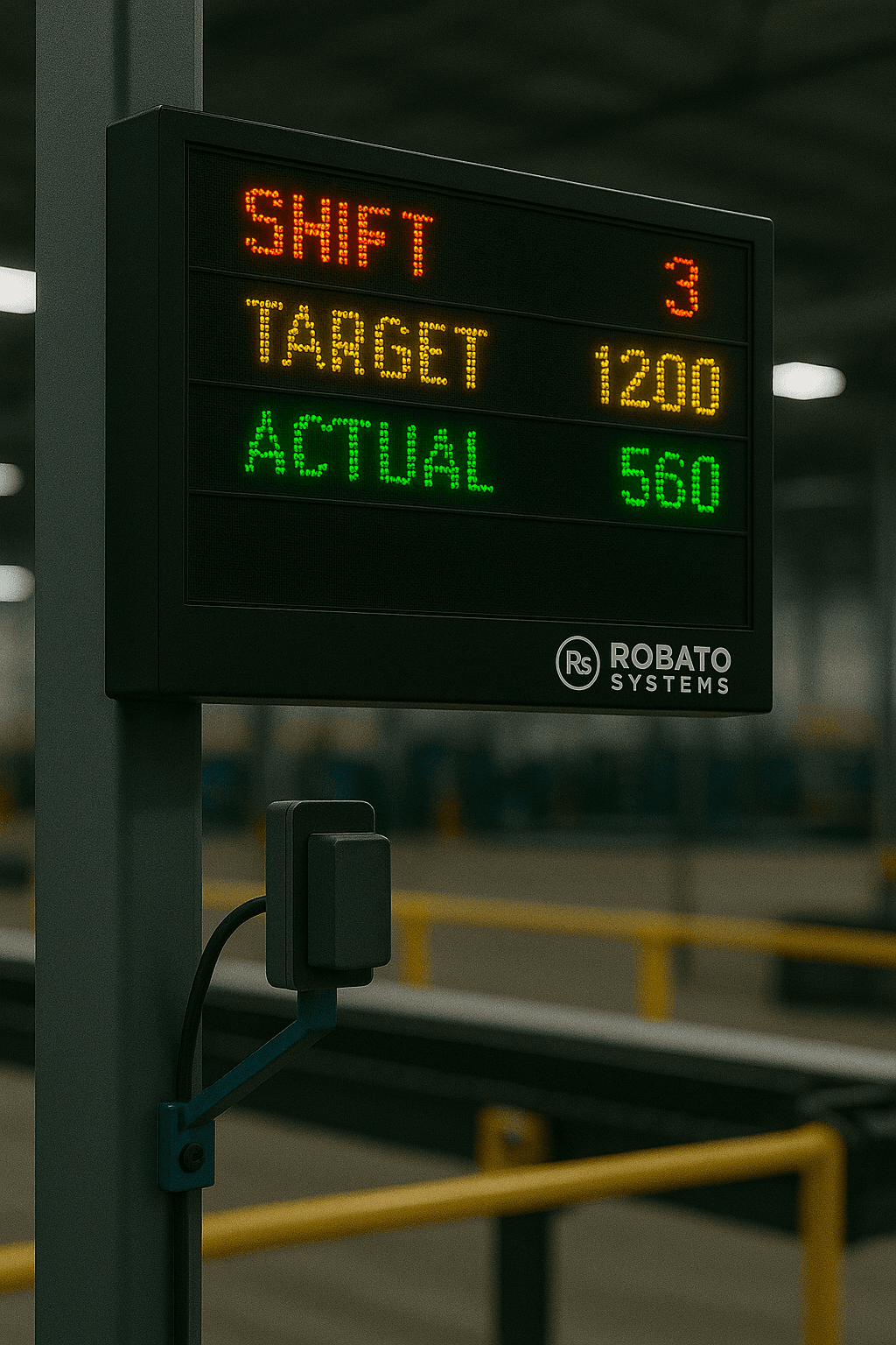 Smart LED Production Counter for Connected Manufacturing