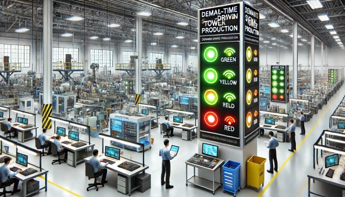 The Role of Andon Signal Tower Lights in Supporting Lean Manufacturing Goals