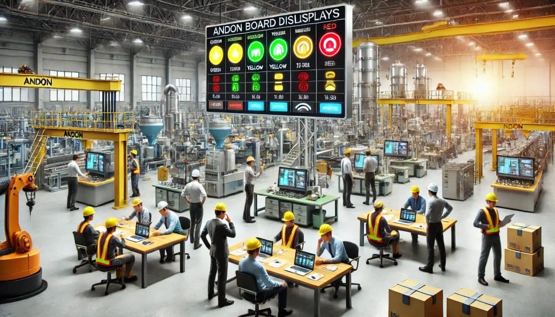 How Andon Board Displays Facilitate Team Collaboration