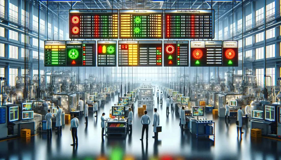 The Role of Andon Board Displays in Enhancing Production Scheduling