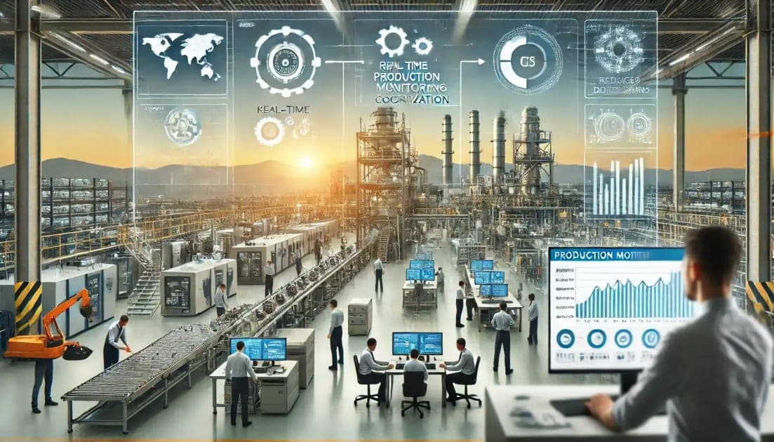 How Production Monitoring Solutions Improve Production Line Coordination