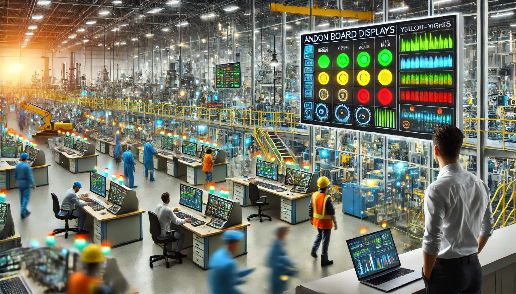 How Andon Board Displays Facilitate Production Standardization	