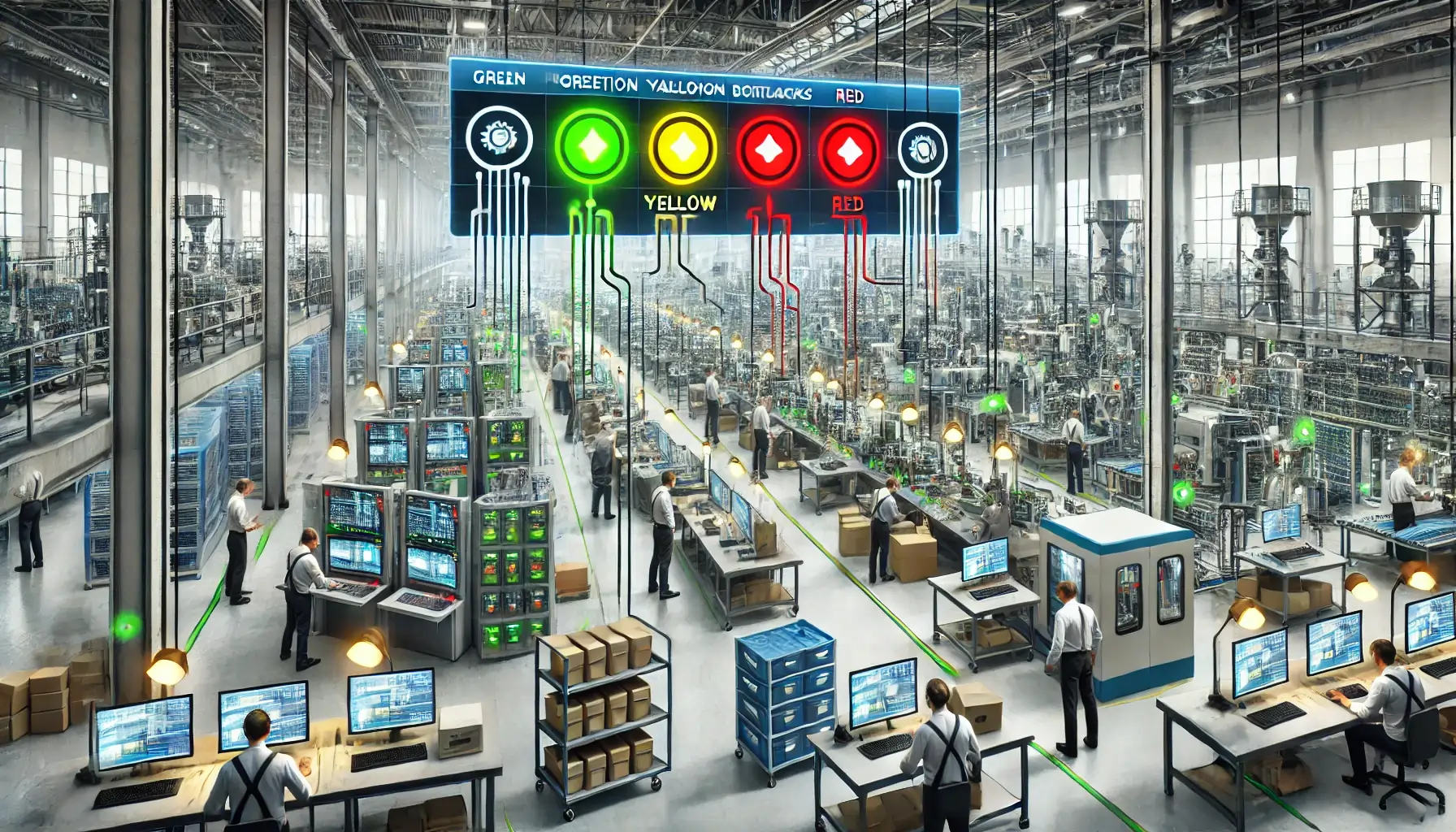 The Impact of Andon Board Displays on Reducing Production Bottlenecks	