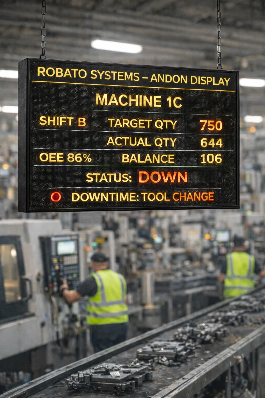 andon board display