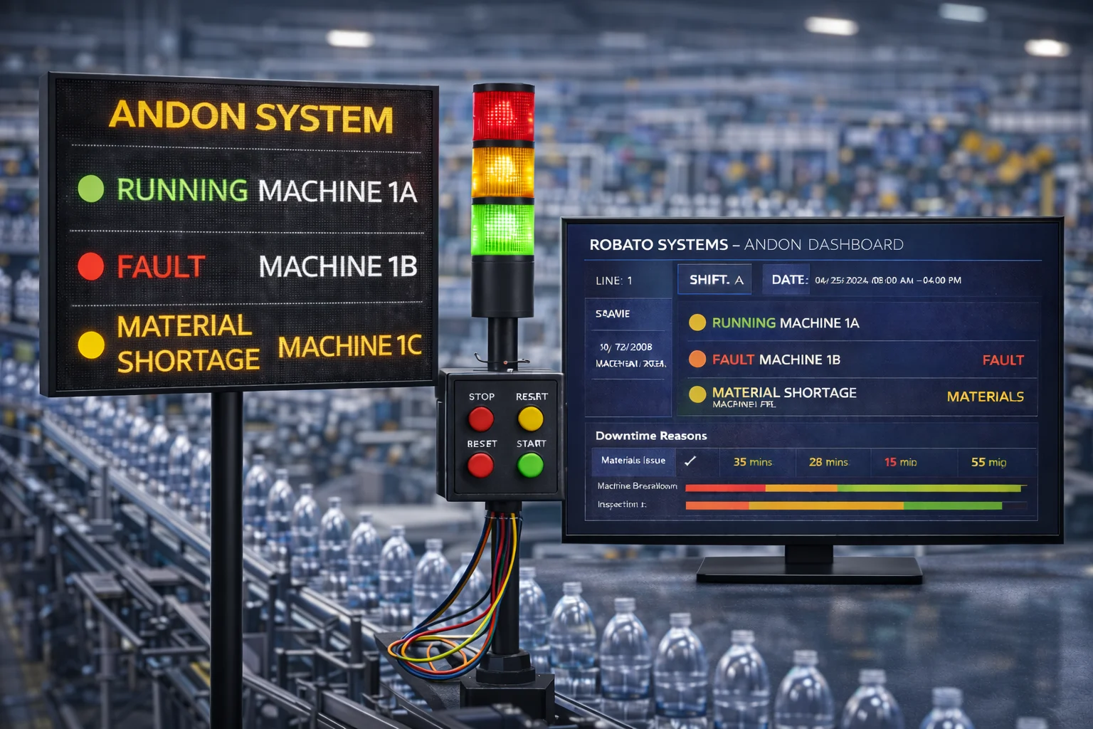 Andon System Display Board