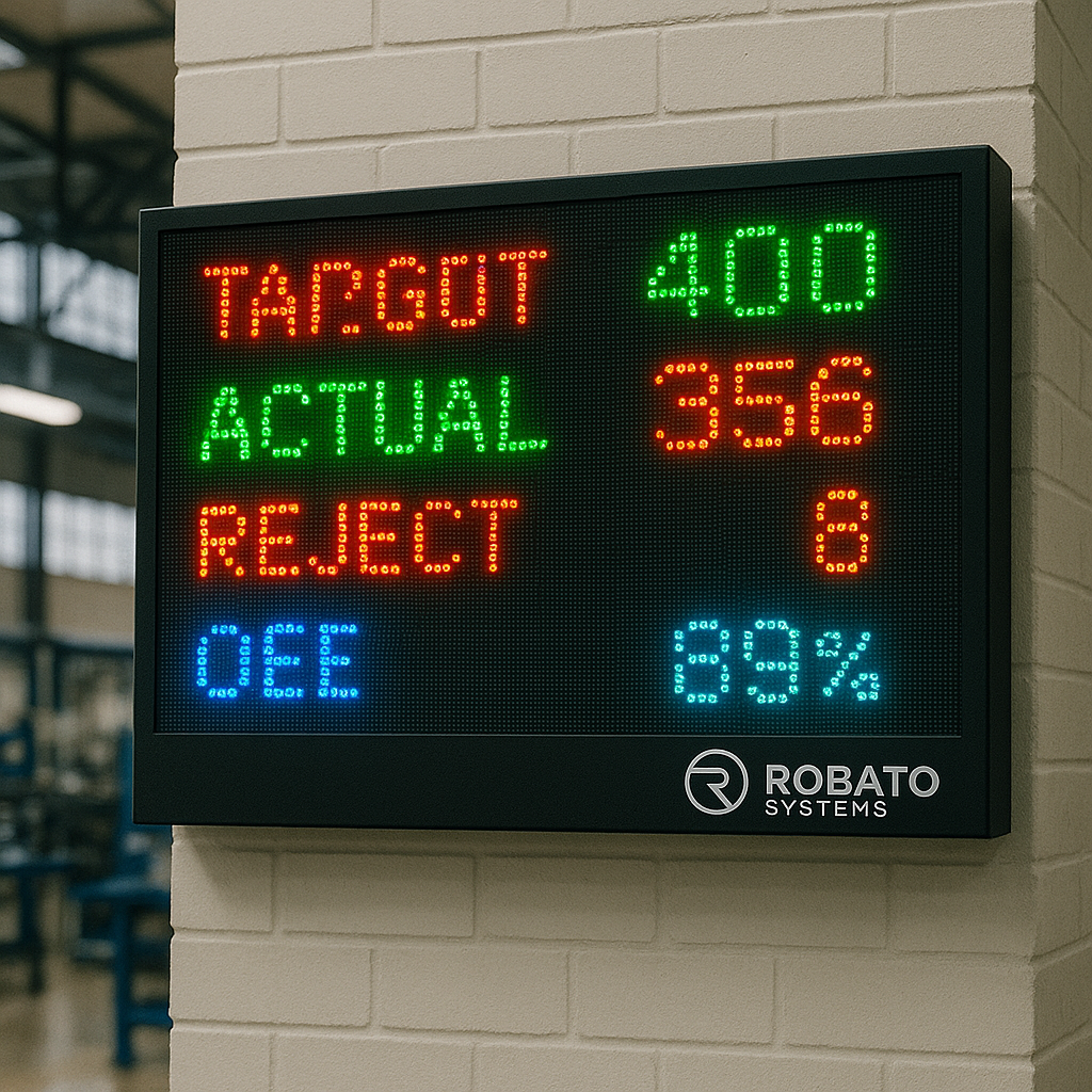 Smart Production Counter Display